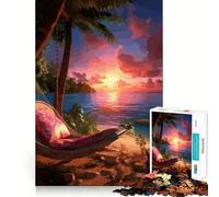Tramonto sull'oceano - Puzzle per ragazzi da 1000 pezzi - Rafforza la memoria, crea un'atmosfera di pace, offre un'esperienza di qualità e un regalo classico (38x52cm)