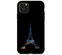 Tramonto Torre Eiffel Parigi Città Notturna Custodia per iPhone 11 Pro Max