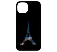 Tramonto Torre Eiffel Parigi Città Notturna Custodia per iPhone 13