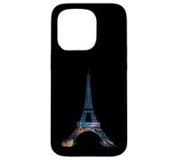 Tramonto Torre Eiffel Parigi Città Notturna Custodia per iPhone 15 Pro