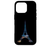 Tramonto Torre Eiffel Parigi Città Notturna Custodia per iPhone 16 Pro