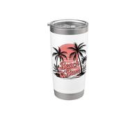 Tramonto tropicale Beach Bum Bicchiere termico in acciaio inox doppia parete