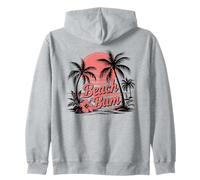 Tramonto Tropicale Beach Bum Felpa con Cappuccio