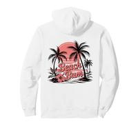 Tramonto Tropicale Beach Bum Felpa con Cappuccio