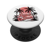 Tramonto tropicale Beach Bum PopSockets PopGrip Adesivo