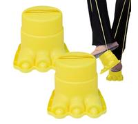 Trampoli Per Bambini - Superficie Strutturata Non Scivolo, Integrazione Sensoriale Cortile Prescolare Classe PE | Plastica Walking Tramples Bambini Piedi Con Corda Per Coordinare lo stesso