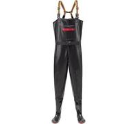 Trampolieri All'aperto Trampolieri da Pesca Leggeri per Uomini E Donne Stivali da Trampoliere Impermeabili in PVC per Guadare E Cacciare, Black, 5.5 UK