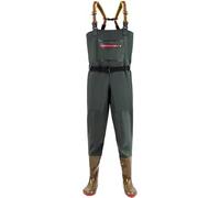 Trampolieri All'aperto Trampolieri da Pesca Leggeri per Uomini E Donne Stivali da Trampoliere Impermeabili in PVC per Guadare E Cacciare, Green, 5.5 UK