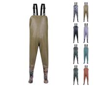 Trampolieri da pesca da uomo, trampolieri da uomo con stivali, trampolieri da uomo con stivali leggeri impermeabili pantaloni da guado con stivali incrociati vestiti d'acqua per mosca grossa pesca