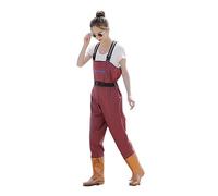 Trampolieri Traspiranti da Donna Trampolieri Impermeabili in Neoprene for Pantaloni da Pesca All'aperto Impermeabili con Stivali for Ragazzi Ragazze Bambini Piccoli(Purple,38)
