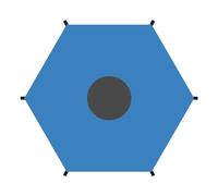 Trampolin-e - Tenda parasole per trampolino, parasole per tenda a 6 aste, 8 pali, 12 aste, per trampolino da 1,8 m, 2,4 m, 3 m, 3,7 m, 4,3 m, 4,3 m, 4,9 m