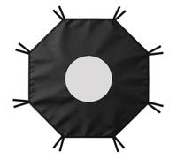Trampoline Canopy Cover - Trampoline Sunshade Net Waterproof | Trampoline Sunshade Net Strong Tear-Resistant Perfect Enclosure Fit Rain-Fast Center Mesh Canopy Quick Install & Secure Fit