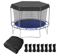 Trampoline Cover | Anti-UV Shade Cover | Efficient Outdoor Protection Trampoline Protection Sunscreen Canopy Foldable for Outdoor Playground Backyard Play Area