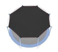 Trampoline Cover Octagonal - Heavy Duty Sun Shade, Multi Functional Trampolines Protection Covers, Waterproof UV Resistant Outdoor Covers | Durable Trampoline Weather Cover for patio pool garden lawn