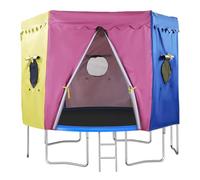 Trampoline Cover, Waterproof Sunshade Canopy, 119.69 Inches, Rainproof Shade Shelter, Enclosure Jumping Pool, UV-Resistant Protective Fabric Tarp for Birthday Party, Picnic