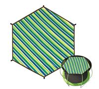 Trampoline Cover, Waterproof UV Protection, Trampoline Tent Cover, Tear-Resistant, Anti-Slip, Sturdy Design, Ideal for Outdoor Backyard Garden Entertainment, All Season, Green