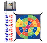Trampoline Dart Board Game - Sticky Ball Target Toy For Family Fun