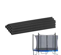 Trampoline Foam Pole Covers - 12 Piece 40cm Blue Yellow Black Sleeves, Waterproof Padded Guard, Universal Outdoor Spare Parts | Backyard Playground Safety Pipe Protection Maintenance Solution