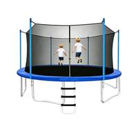 Trampoline Net Replacement, Round Safety Enclosure Net, Adjustable Strap