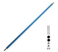 Trampoline Replacement Enclosure Poles - Durable Safety Frame Parts With Foam Sleeves | Heavy-Duty Steel Tubes And Hardware Accessories For Kids Outdoor Bouncing Equipment, Universal Fit For 6FT 8FT