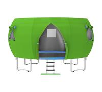 Trampoline Shade Cover - 14 Ft Weather Resistant UV Protector | Sunblock Shade Cloth Oxford Fabric | Round Canopy Tent Top Cover | For Outdoor Garden Patio Lawn Backyard Playground Children's Trampoli