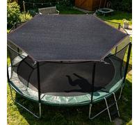 Trampoline Shade Cover - Outdoor Mesh Top Rain for Dust Barrier | Protective Net Tarp with Jumping Area, Backyard Playground School Park Garden for Community Use Safety Sun Shelter