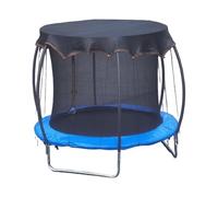 Trampoline Shade Cover Round Dustproof Sun Shade Net UV Protection Outdoor Windproof Canopy Tent With Ropes T Frame Trampoline Accessory PP Material 6FT 8FT 10FT 12FT 14FT Durable Garden Safety Cover