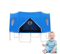 Trampoline Shade Cover - Trampoline Tent Cover | Sun Protection Canopy | Trampolines Accessories | Water-Resistant Wind-Resistant Enclosure For Rain Rv Winter Summer Camping Playground Garden