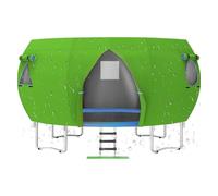 Trampoline Shade Cover - Weather-Resistant Uv Protector, Sunblock Shade Cloth with Durable Design, Outdoor Garden Patio, Lawn Backyard Playground, Recreational Equipment Accessory for Easy Setup