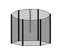 Trampoline Sunshade Net, Breathable Childrens Enclosure, Heavy Duty with Closures, Reinforced Triple Stitching Netting, Flexible Round Style with Straps, Backyard Activity Shield for Outdoor Play