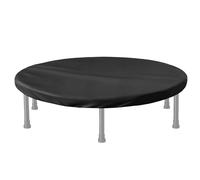 Trampoline Tarp Cover, Waterproof Safety Protector, Dust-Proof Sun Shade Shield, Weather Protection for Backyard, Outdoor, Garden, Gym, 35.83x35.83x1.57 inches, Black