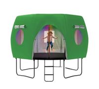 Trampoline Tent Cover - UV Resistant & Waterproof Shade Canopy For Outdoor | Lantern Pumpkin Trampoline Tent with Ventilation Window. This trampoline tent offers sun and rain protection, and aga