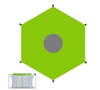 Trampoline Tent, Outdoor Trampoline Sunshade, Waterproof Rainproof Oxford Cloth Cover, Protective Canopy Enclosure for Jumping, Pool, Waterparks, Birthday, Picnic, Party, Backyard