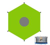 Trampoline Tent, Waterproof Anti-UV Cover, Rainproof Oxford Cloth Enclosure, Durable Sunshade Canopy for Outdoor Jumping, Pools, Waterparks, Birthdays, Picnics, Quick Folding