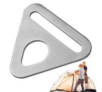Trampoline Triangle Ring - 304 Stainless Steel Rust-Resistant Electrolytic Polished Buckle | Durable Triangular Adjuster Lock For Backpack, Handbag, Tent, Belts, Leather Crafts