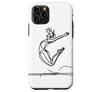 Trampolinista donna Schizzo doppio trampolino Custodia per iPhone 11 Pro