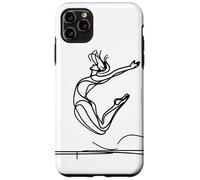 Trampolinista donna Schizzo doppio trampolino Custodia per iPhone 11 Pro Max