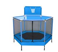 Trampolino a forma di zucca per interni ed esterni, 159 cm, con rete di sicurezza per bambini, divertente per il gioco attivo, perfetto per il cortile o l'uso domestico, colore: nero