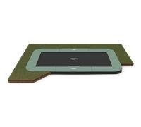 Trampolino BERG Champion ECO FlatGround Rettangolare 410x250 Verde Verde