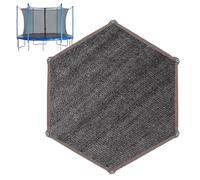 Trampolino, cannone di protezione solare per trampolino - Telo di protezione solare impermeabile e pieghevole per giardino esterno e cortile