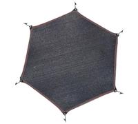 Trampolino Canopy Shade Cover - Sun Protection Roof Cover, UV Resistant Round Sunshade Accessory Panel Structure, Durable Weather Shield Fabric Layer Enhances Outdoor Jump Safety Comfort For Backyard
