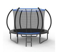 Trampolino con rete di sicurezza, con scaletta per bambini, tappeto elastico da giardino per esterni secondo lo standard ASTM