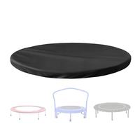 Trampolino Cover, Waterproof Safety Protector, 36 Inch Dustproof Shield, Heavy Duty Material, Elastic Secure Fit, Ideal for Backyard, Outdoor, Playground, Garden, Gym Black