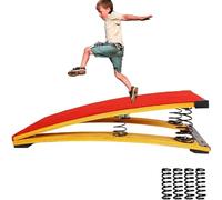 Trampolino curvo portatile per allenamento di ginnastica per bambini, per l'allenamento e la pratica del fitness a casa