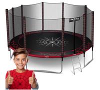 Trampolino da giardino Neo-Sport 465 cm con rete e scaletta
