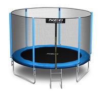 Trampolino da giardino Neo-Sport da 312 cm (10 piedi) con rete e scaletta per es