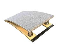 Trampolino da ginnastica for bambini, mini trampolino domestico con piedini antiscivolo e trampolino in feltro for il seminterrato del bar della palestra di casa della scuola(9 SPRINGS120X60X26CM)