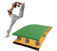 Trampolino Da Ginnastica For Volteggio, Trampolino Curvo Professionale Con Imbottitura For Salto Con Molla In Acciaio, Trampolini Da Ginnastica Resistenti(A,6 Springs 120x60x26cm)