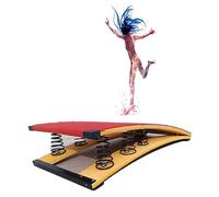 Trampolino da Ginnastica, Molla Spessa incorporata, traversino in Feltro Antiscivolo e Resistente all'Usura, Trampolino con Assistenza (Dimensioni: 60 * 120 cm)