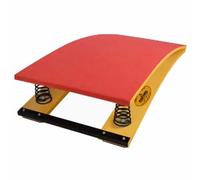 Trampolino da Ginnastica per Volteggio Trampolino da Ginnastica Trampolino Curvo Professionale Resistente Trampolino Antiscivolo, Molla in Acciaio e Tappetino per Saltare Trampolin